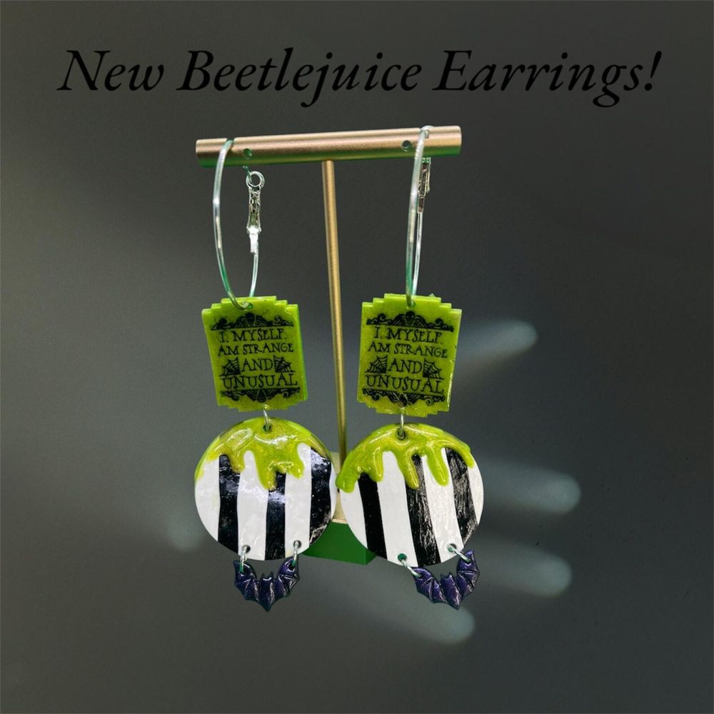 Beetleguise Earrings