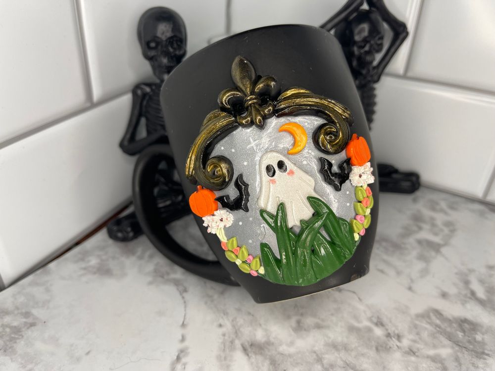 Moon Light Ghost Mug | Fall Mug | Cottagecore | Witchy | Sup...