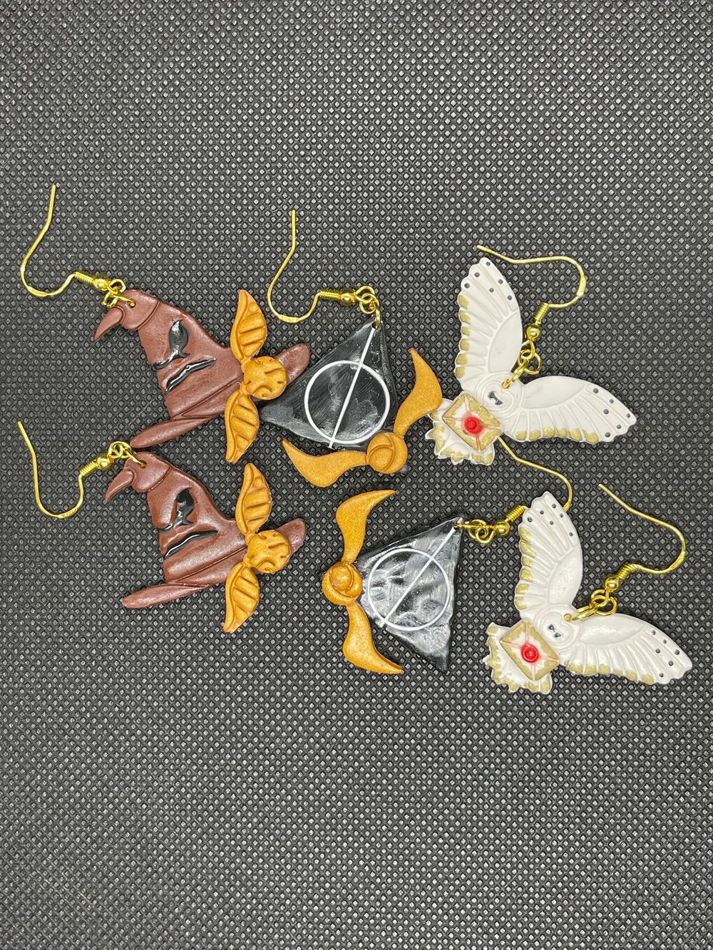 Wizard Earrings | Polymer Clay Earrings | Hedwig | Sorting H...